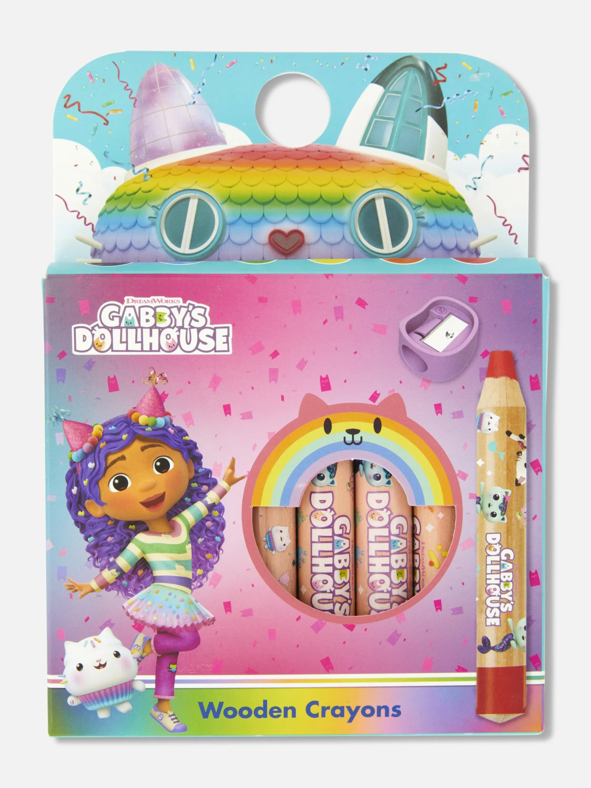 6 Crayons à Coloriage Gabby Et La Maison Magique|Primark New