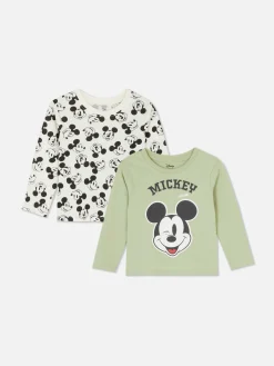2 T-shirts à Manches Longues Disney Mickey Mouse|Primark Outlet