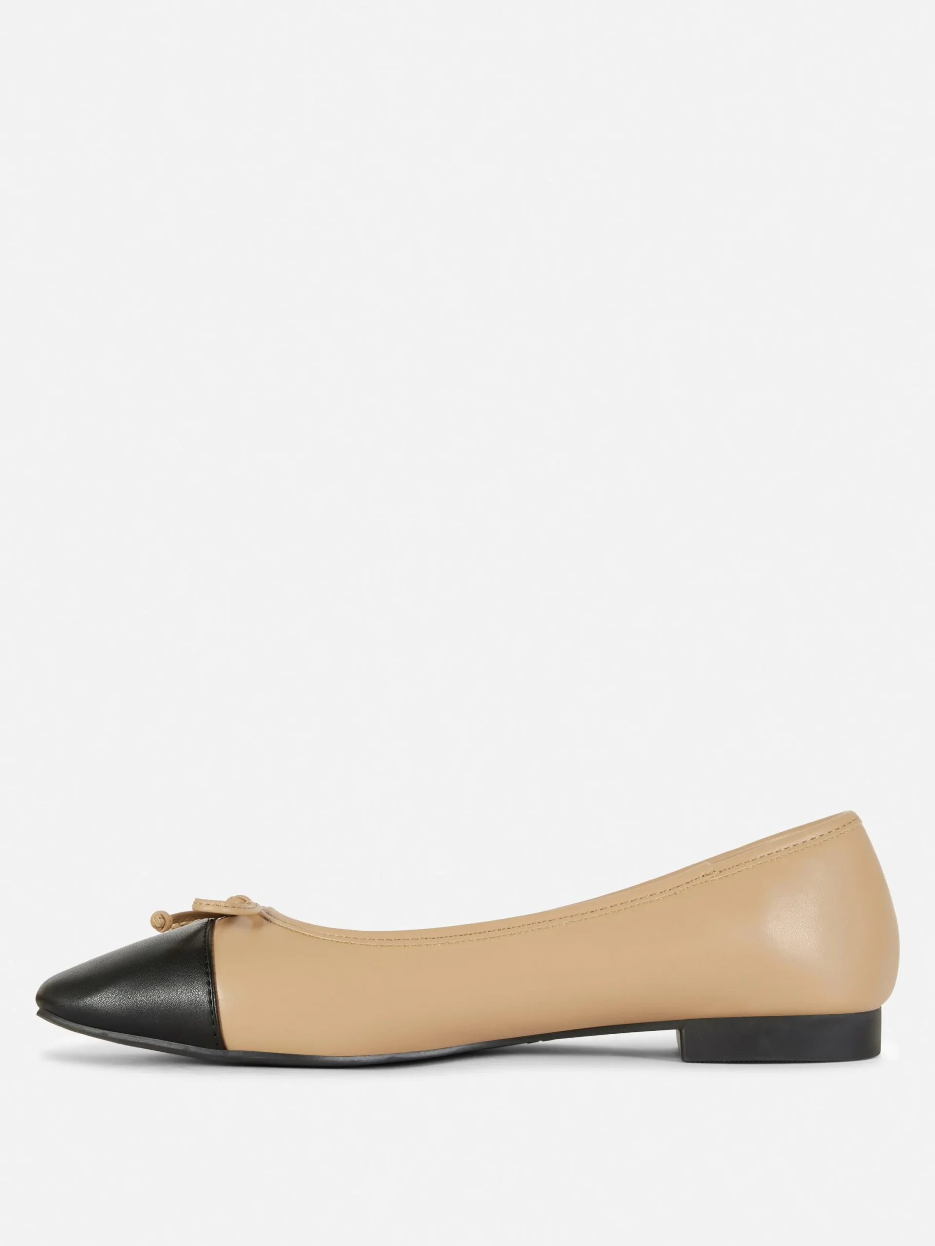 Ballerines à Bout Renforcé Contrastant|Primark New