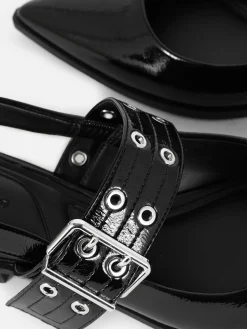 Ballerines à Talon Ouvert Et à Boucle|Primark Sale