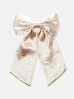 Barrette à Nœud Texturé|Primark Discount