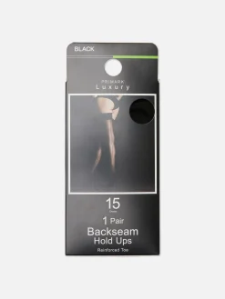 Bas Autofixants à Couture Sur L'arrière|Primark Hot