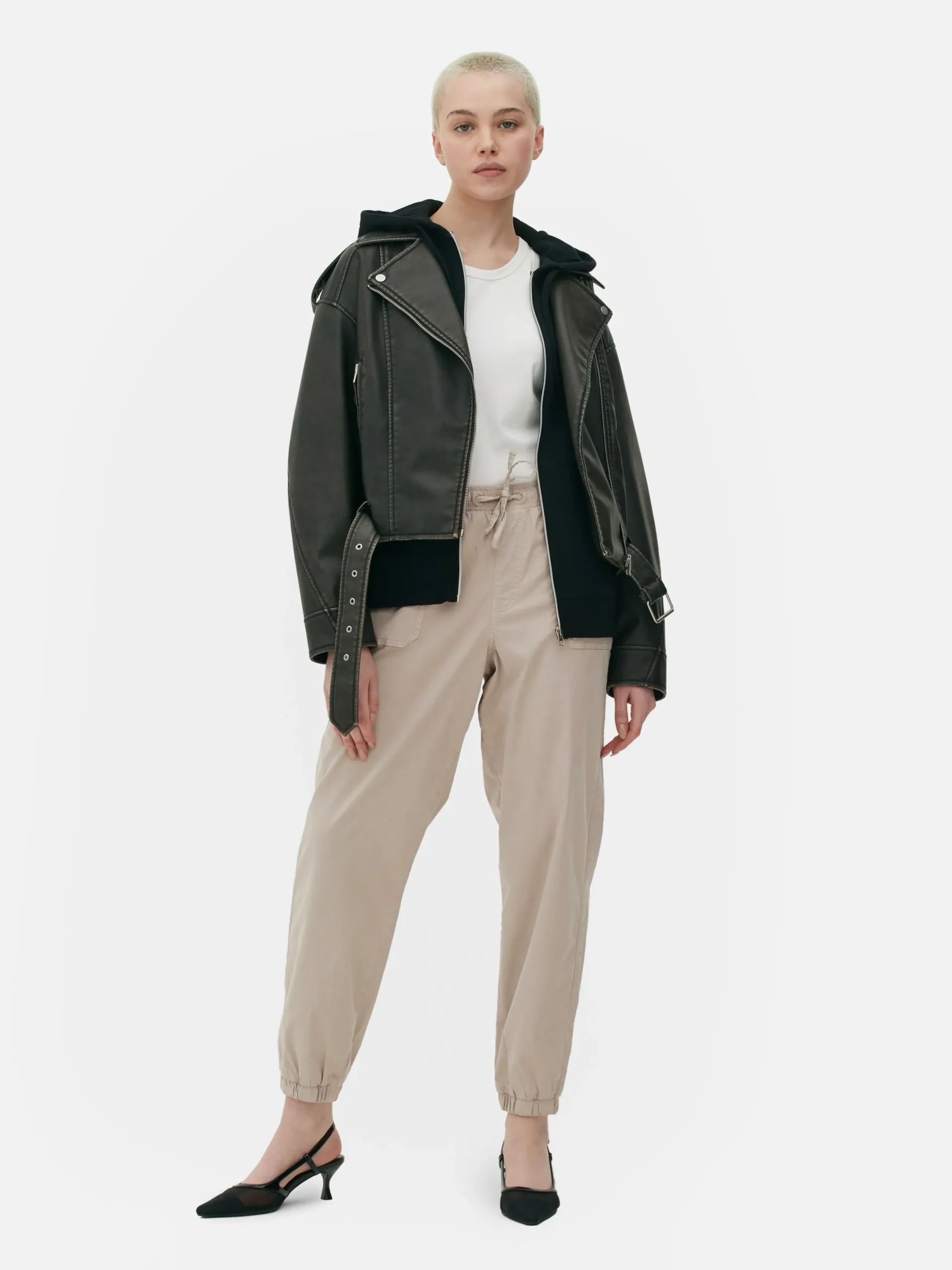 Bas De Jogging à Revers Et Cordon De Serrage|Primark Hot