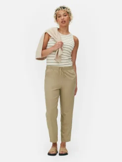 Bas De Jogging Fuselé En Popeline|Primark