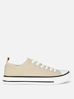 Baskets Basses En Toile|Primark Clearance