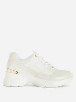 Baskets Compensées Avec Finitions Métallisées|Primark Clearance