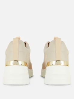 Baskets Compensées Avec Finitions Métallisées|Primark Outlet