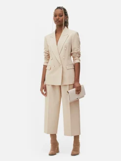 Blazer à Boutonnage Croisé Avec Bouton Métallisé|Primark Discount