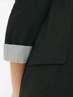 Blazer Ajusté à Effet Bord à Bord|Primark