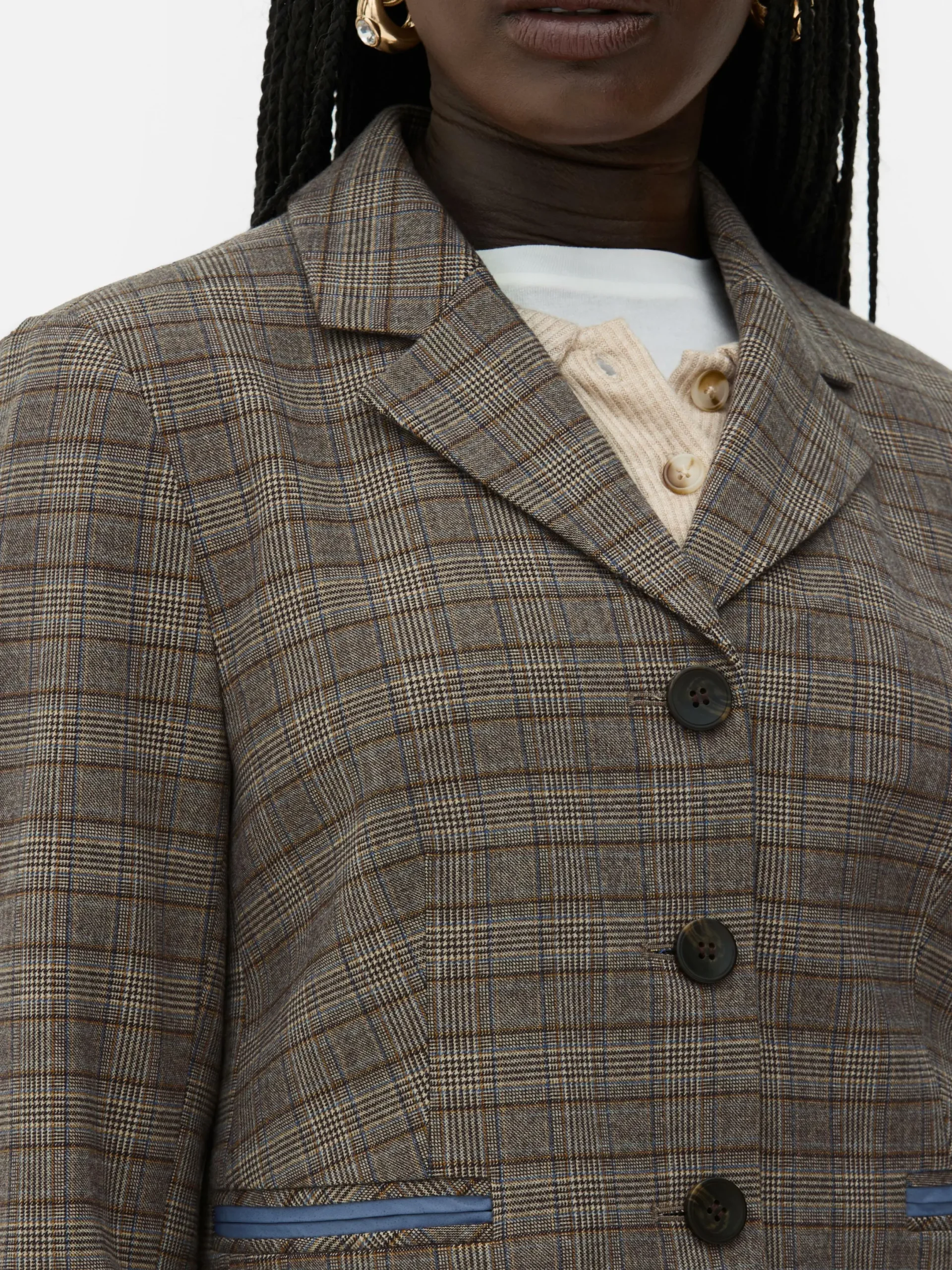 Blazer Court à Carreaux Rita Ora|Primark Outlet