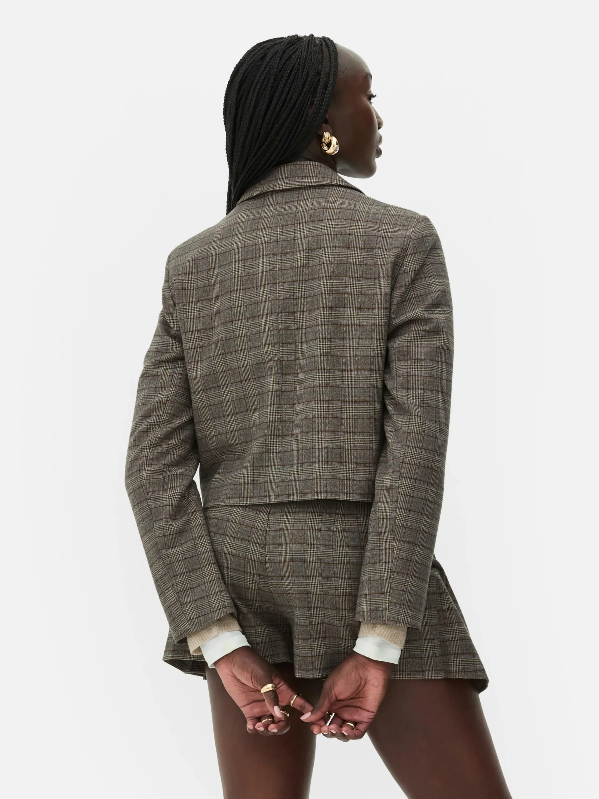 Blazer Court à Carreaux Rita Ora|Primark Outlet