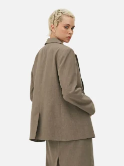 Blazer Oversize à Boutonnage Simple à Coordonner|Primark New