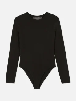Body Côtelé à Manches Longues|Primark
