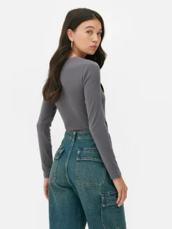 Body Côtelé Doux Au Toucher|Primark Sale