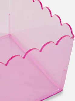 Boîte De Rangement Translucide à Bord Festonné|Primark Clearance