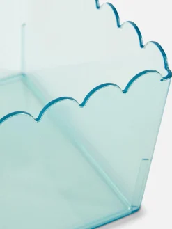 Boîte De Rangement Translucide à Bord Festonné|Primark Sale