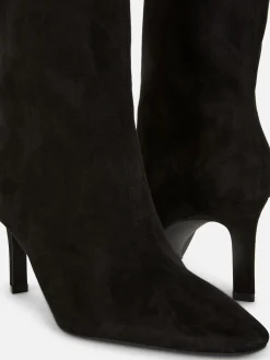 Bottes à Talons Aiguilles En Suédine|Primark Discount