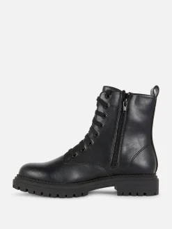 Bottes De Motard à Lacets|Primark Online