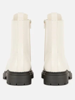 Bottes De Motard à Lacets|Primark Discount