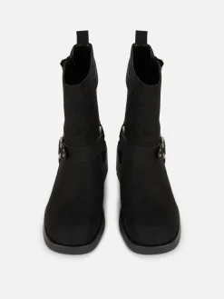 Bottes De Motard En Suédine|Primark Discount