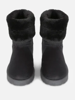 Bottes Doublées En Fausse Fourrure|Primark Clearance