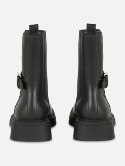 Bottines Chelsea En Simili Cuir à Bout Carré|Primark Best