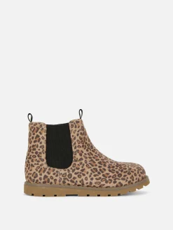 Bottines Zippées à Motif Léopard|Primark Outlet
