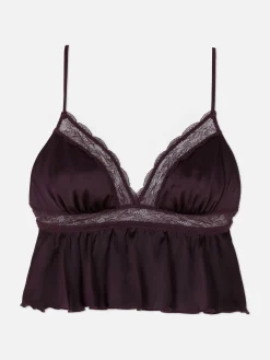 Brassière Légère En Dentelle Satinée|Primark Clearance