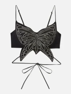 Brassière Papillon Ornée De Strass|Primark Outlet