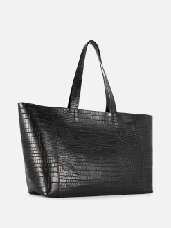 Cabas Extra Large En Imitation Croco|Primark Best