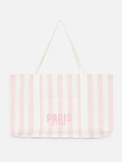 Cabas Ville En Toile Extra Large|Primark Outlet