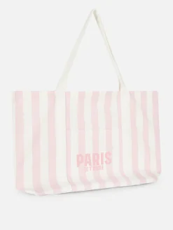 Cabas Ville En Toile Extra Large|Primark Outlet