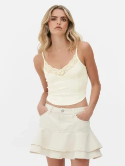 Caraco Court à Finitions En Dentelle Rita Ora|Primark