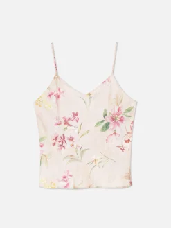 Caraco De Pyjama Court En Satin Floral|Primark Outlet