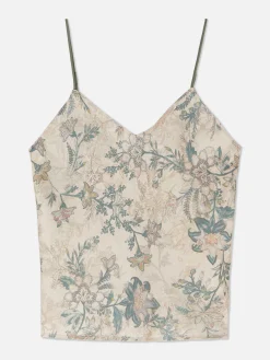 Caraco De Pyjama En Satin à Motif Floral|Primark Sale