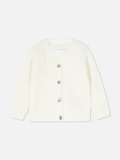 Cardigan En Maille Torsadée|Primark Clearance