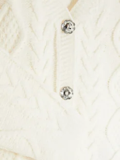 Cardigan En Maille Torsadée|Primark Clearance