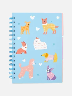 Carnet A5 à Motif Chien|Primark Clearance