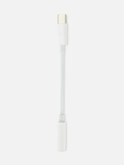 Câble Adaptateur Jack Audio USB-C|Primark New