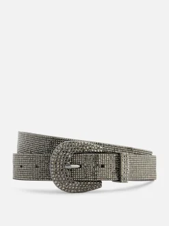 Ceinture à Boucle Et Strass|Primark New