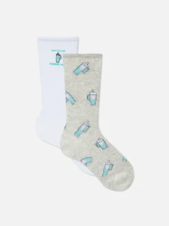 Chaussettes à Graphique Tasse Isotherme|Primark Outlet