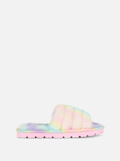 Chaussons En Fausse Fourrure Effet Dégradé|Primark New