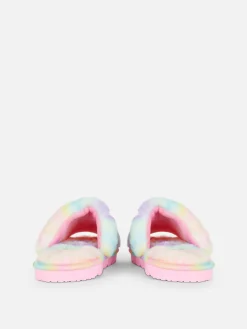 Chaussons En Fausse Fourrure Effet Dégradé|Primark New