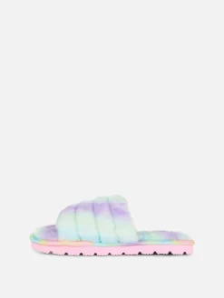 Chaussons En Fausse Fourrure Effet Dégradé|Primark New