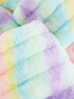 Chaussons En Fausse Fourrure Effet Dégradé|Primark New