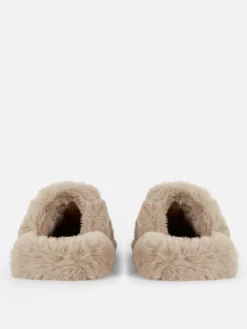 Chaussons En Fausse Fourrure|Primark Online