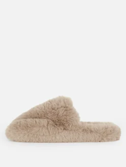 Chaussons En Fausse Fourrure|Primark Online