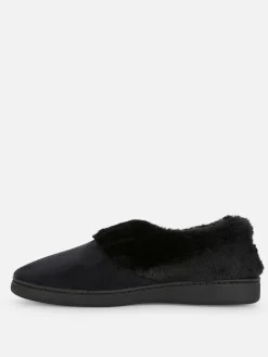 Chaussons Mocassins Doublés En Fausse Fourrure|Primark Online