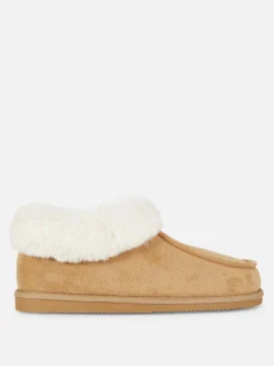 Chaussons Mocassins Doublés En Fausse Fourrure|Primark Best