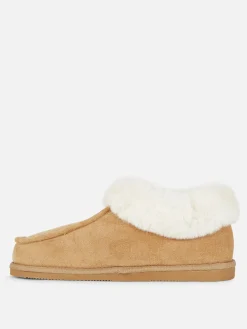 Chaussons Mocassins Doublés En Fausse Fourrure|Primark Best